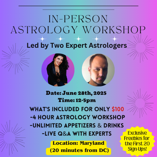 In Person Astrology Workshop
