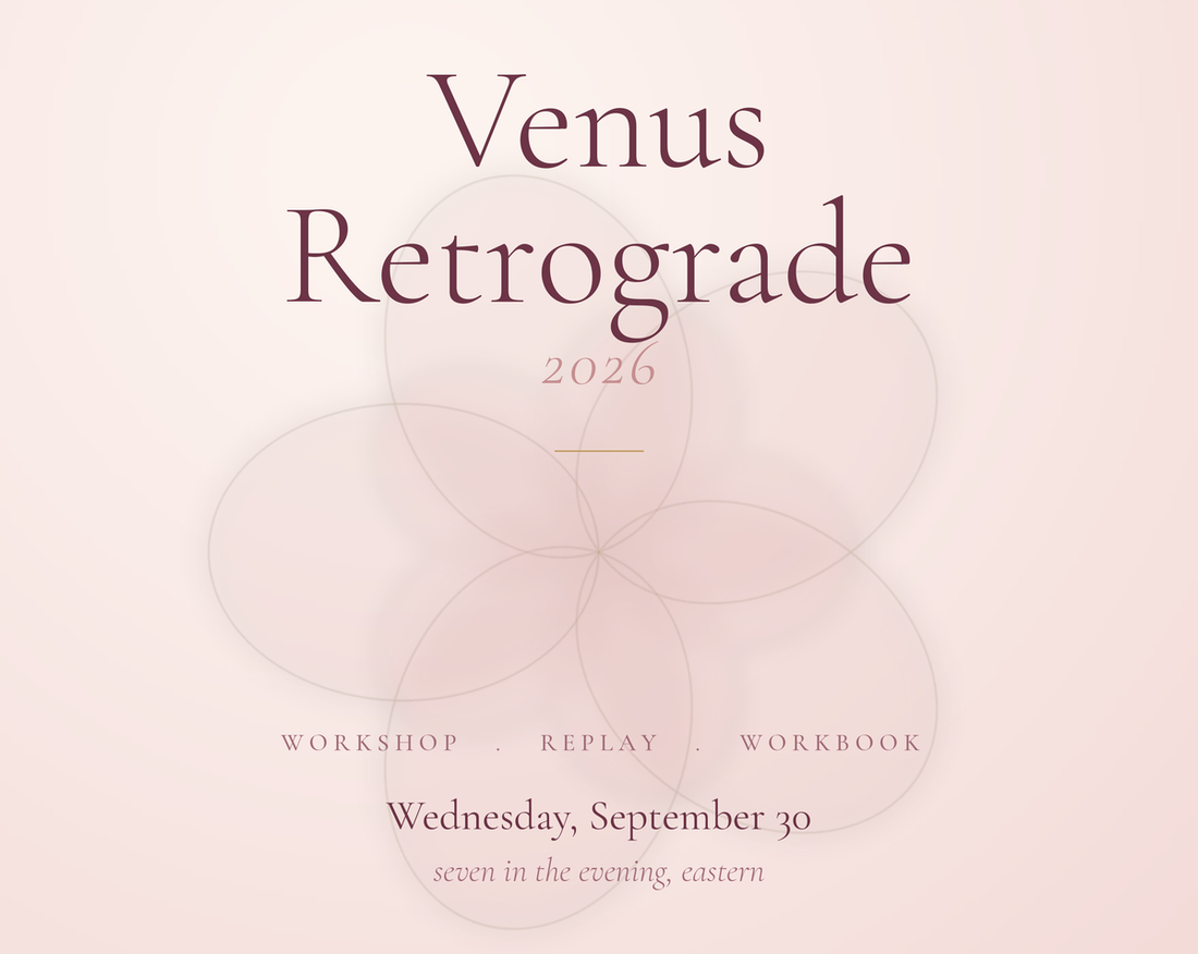 Venus Retrograde 2026 workshop