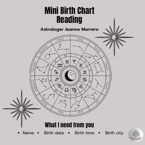 ✨ MINI BIRTH CHART READING✨