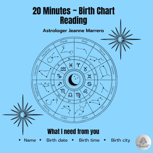 20 MINS BIRTH CHART READING (LIMITED TIME)