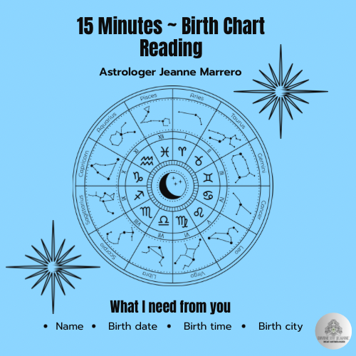 ✨ 15 MINS BIRTH CHART READING ✨