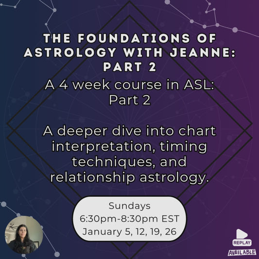 ✨ ASTROLOGY COURSE JAN 2026 ✨
